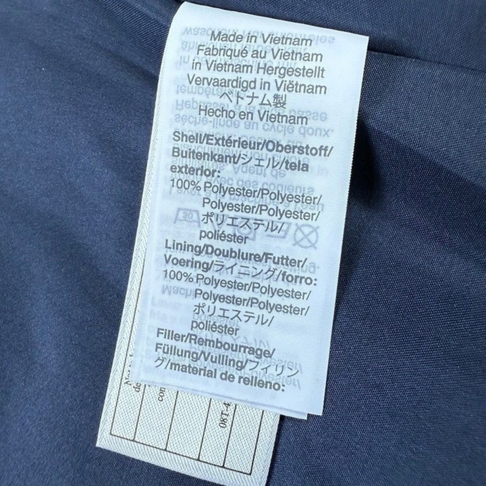 J. Crew Factory Women's Quilted Vest, Navy Blue/Gold NWT Size S Fall/Winter - Picture 3 of 9